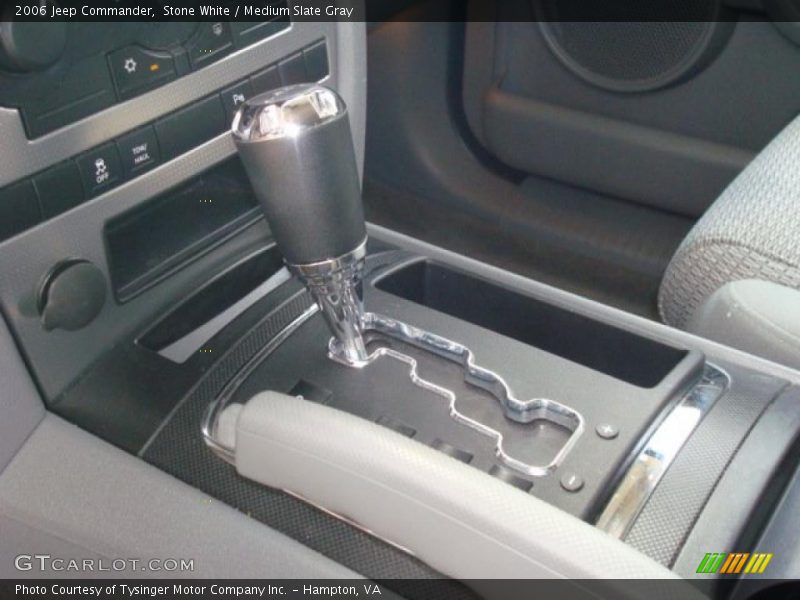 Stone White / Medium Slate Gray 2006 Jeep Commander