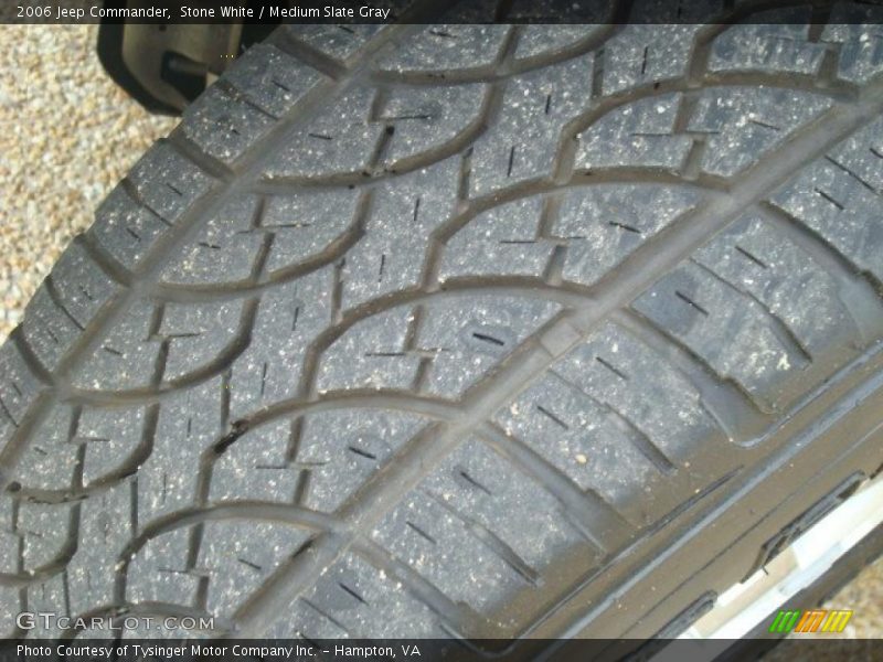 Stone White / Medium Slate Gray 2006 Jeep Commander