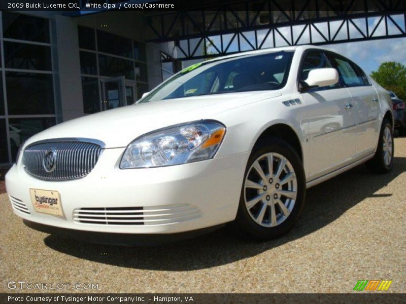 White Opal / Cocoa/Cashmere 2009 Buick Lucerne CXL