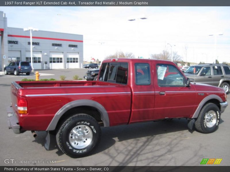 Toreador Red Metallic / Medium Graphite 1997 Ford Ranger XLT Extended Cab 4x4