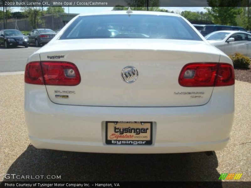 White Opal / Cocoa/Cashmere 2009 Buick Lucerne CXL
