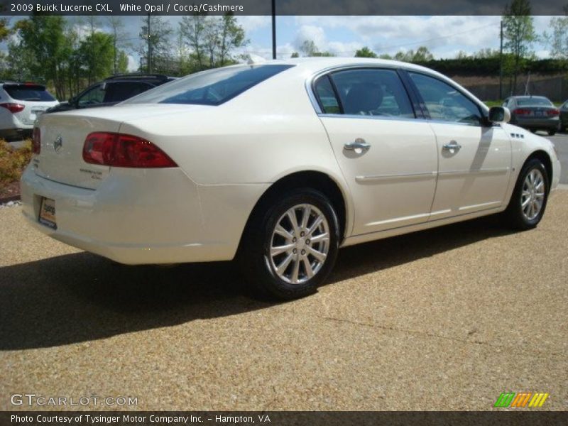 White Opal / Cocoa/Cashmere 2009 Buick Lucerne CXL