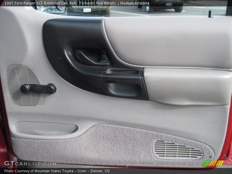 Toreador Red Metallic / Medium Graphite 1997 Ford Ranger XLT Extended Cab 4x4
