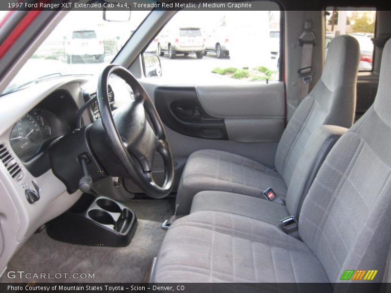 Toreador Red Metallic / Medium Graphite 1997 Ford Ranger XLT Extended Cab 4x4