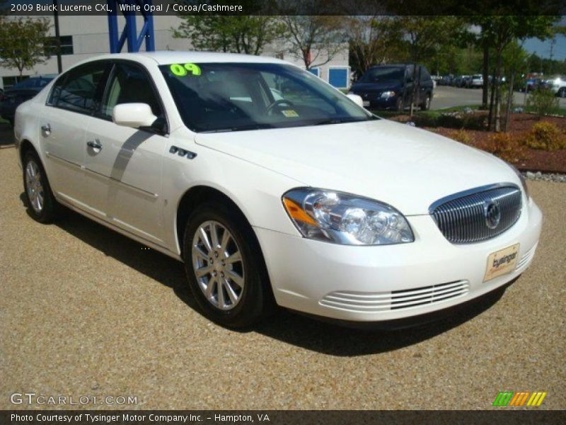 White Opal / Cocoa/Cashmere 2009 Buick Lucerne CXL