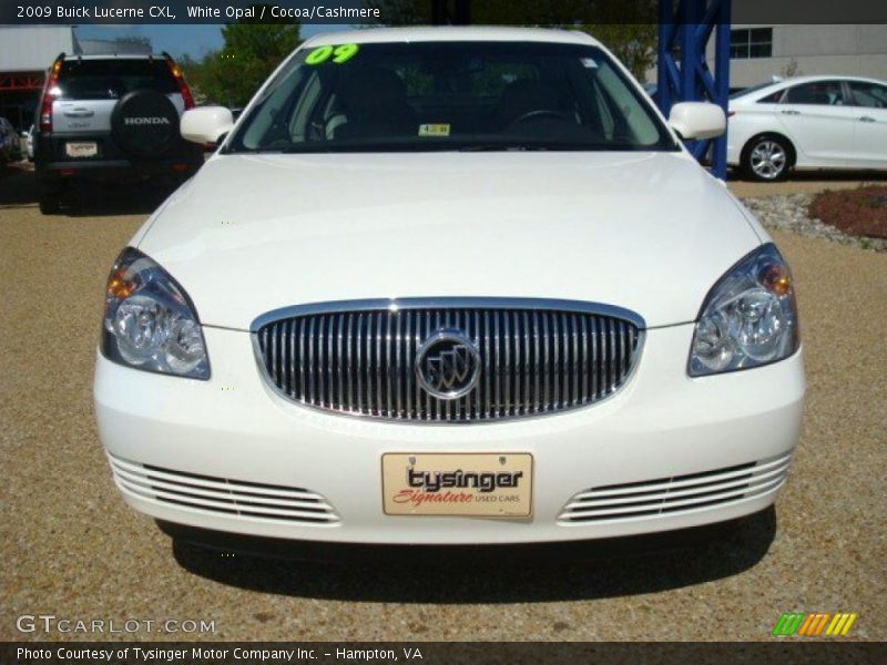 White Opal / Cocoa/Cashmere 2009 Buick Lucerne CXL