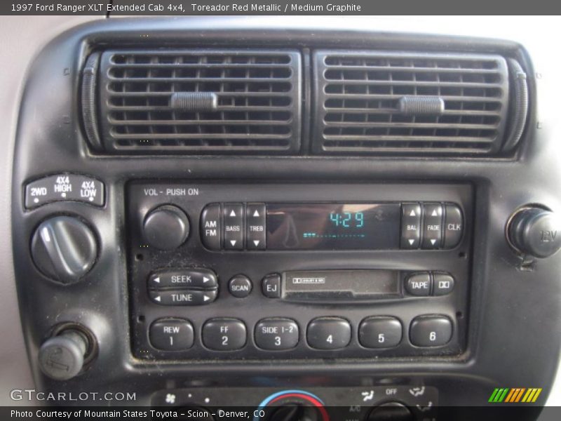 Toreador Red Metallic / Medium Graphite 1997 Ford Ranger XLT Extended Cab 4x4