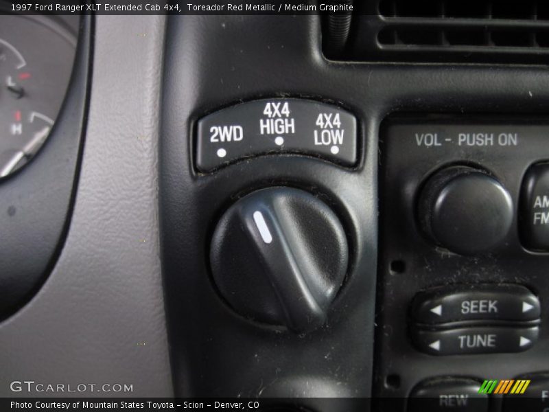 Toreador Red Metallic / Medium Graphite 1997 Ford Ranger XLT Extended Cab 4x4