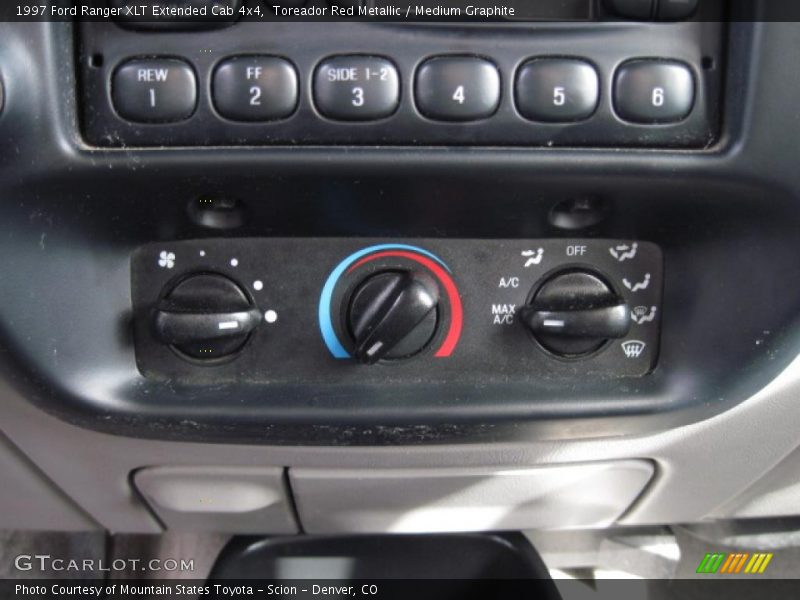 Toreador Red Metallic / Medium Graphite 1997 Ford Ranger XLT Extended Cab 4x4