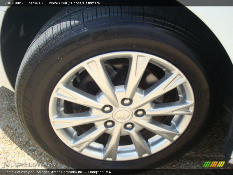 White Opal / Cocoa/Cashmere 2009 Buick Lucerne CXL