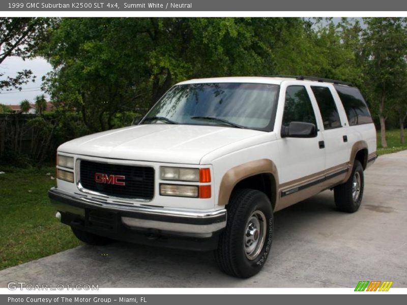 Summit White / Neutral 1999 GMC Suburban K2500 SLT 4x4