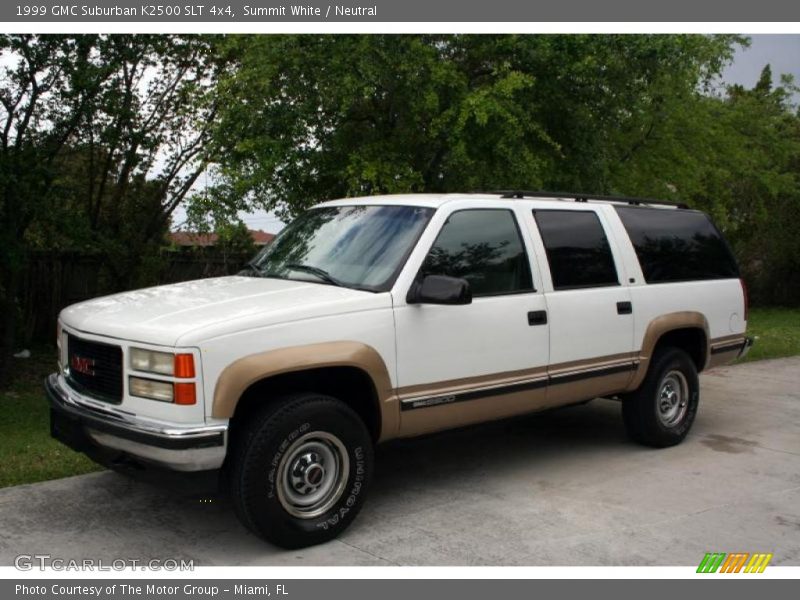 Summit White / Neutral 1999 GMC Suburban K2500 SLT 4x4