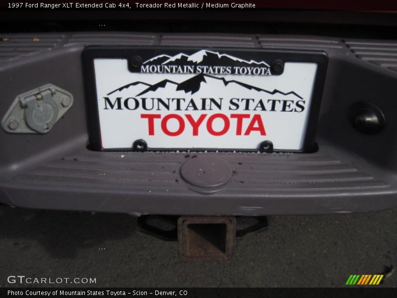 Toreador Red Metallic / Medium Graphite 1997 Ford Ranger XLT Extended Cab 4x4