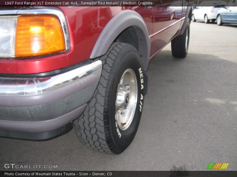 Toreador Red Metallic / Medium Graphite 1997 Ford Ranger XLT Extended Cab 4x4