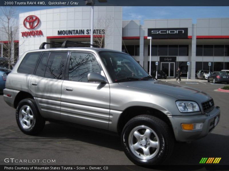 Quicksilver / Gray 2000 Toyota RAV4 4WD
