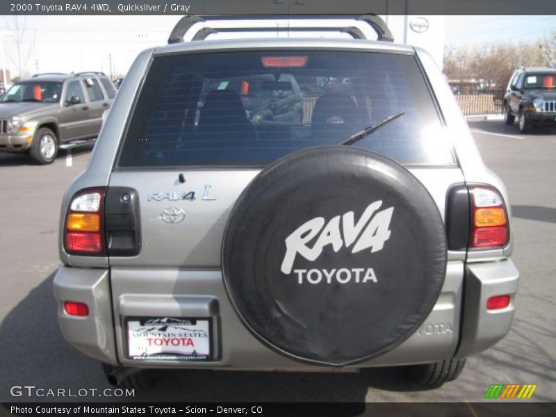 Quicksilver / Gray 2000 Toyota RAV4 4WD