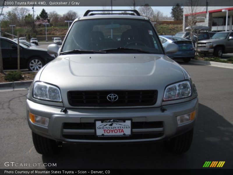 Quicksilver / Gray 2000 Toyota RAV4 4WD