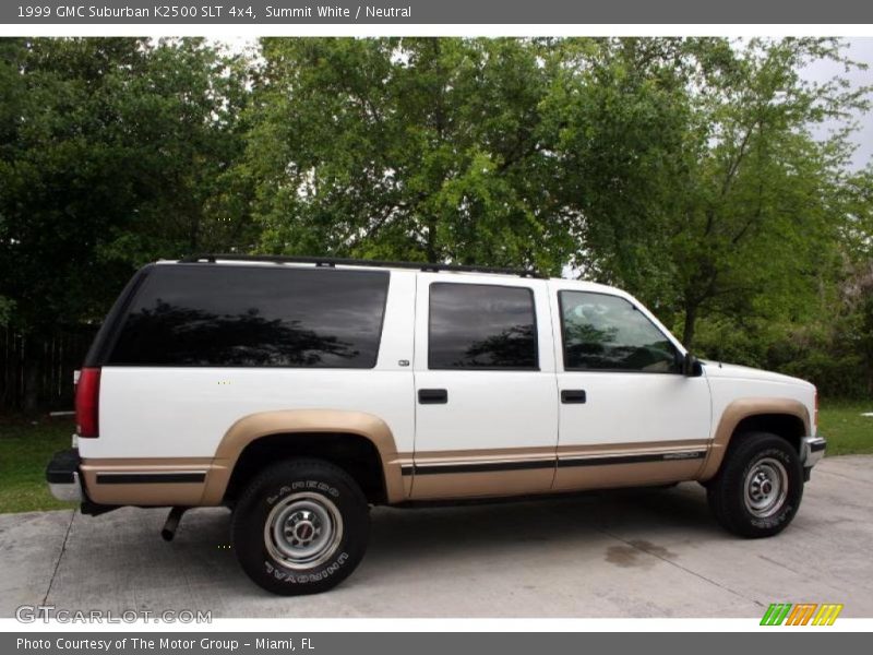 Summit White / Neutral 1999 GMC Suburban K2500 SLT 4x4