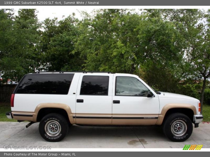 Summit White / Neutral 1999 GMC Suburban K2500 SLT 4x4