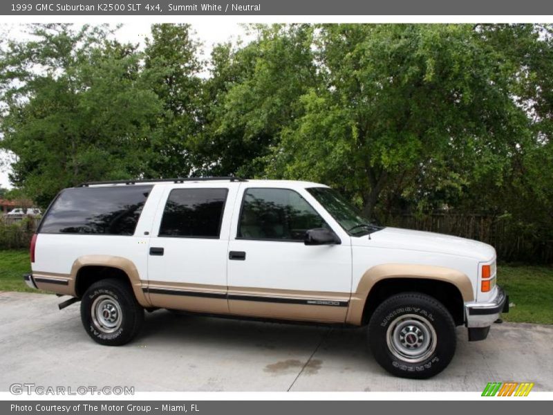 Summit White / Neutral 1999 GMC Suburban K2500 SLT 4x4