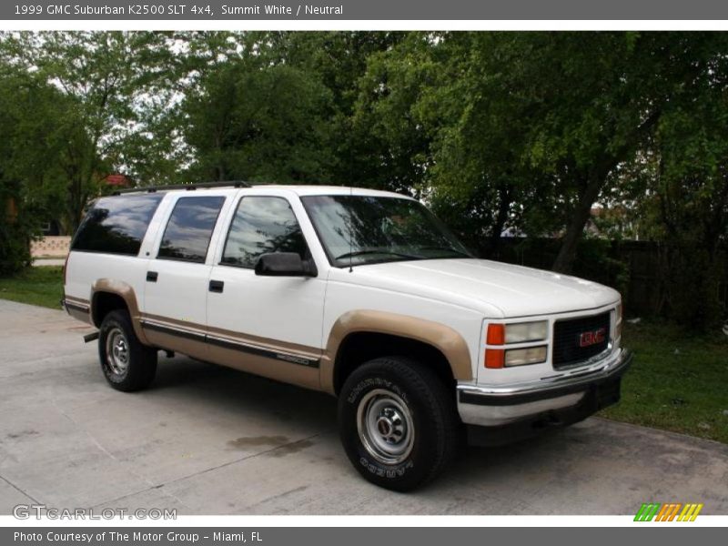 Summit White / Neutral 1999 GMC Suburban K2500 SLT 4x4