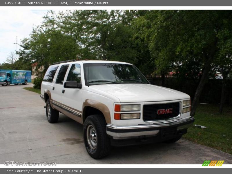Summit White / Neutral 1999 GMC Suburban K2500 SLT 4x4