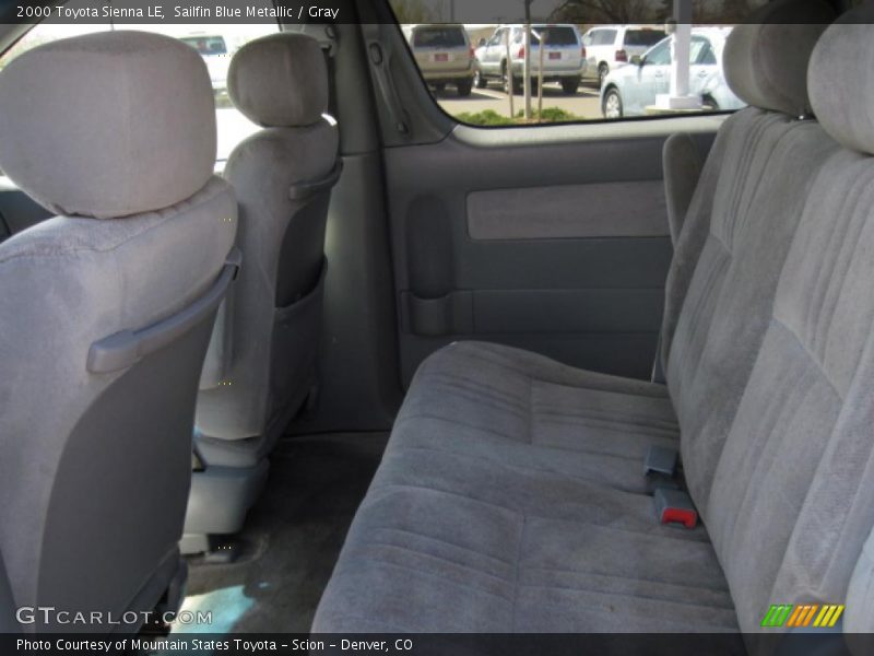 Sailfin Blue Metallic / Gray 2000 Toyota Sienna LE