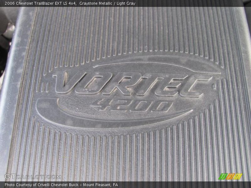 Graystone Metallic / Light Gray 2006 Chevrolet TrailBlazer EXT LS 4x4