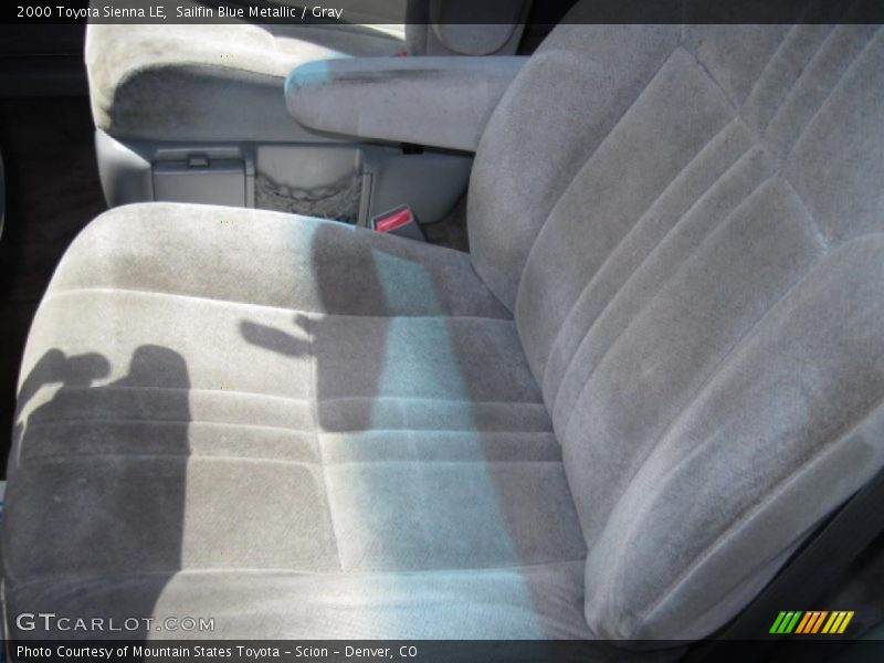 Sailfin Blue Metallic / Gray 2000 Toyota Sienna LE