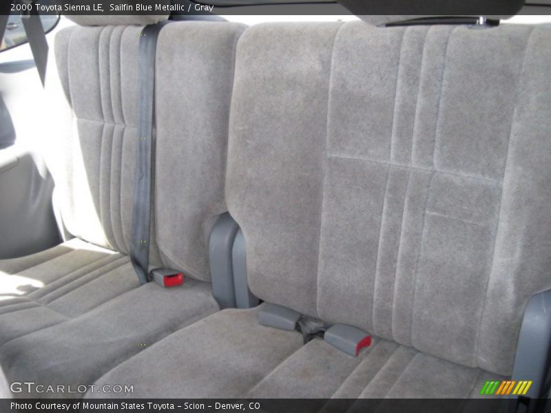 Sailfin Blue Metallic / Gray 2000 Toyota Sienna LE