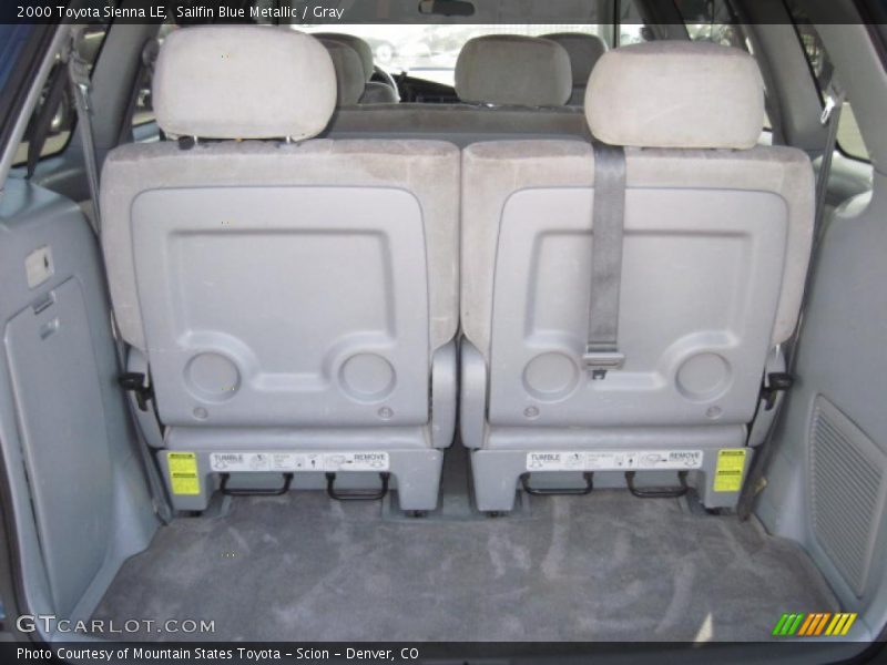 Sailfin Blue Metallic / Gray 2000 Toyota Sienna LE