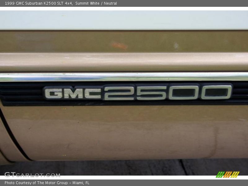 Summit White / Neutral 1999 GMC Suburban K2500 SLT 4x4