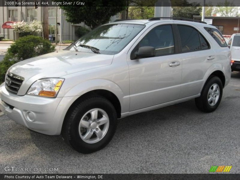 Bright Silver / Gray 2008 Kia Sorento LX 4x4
