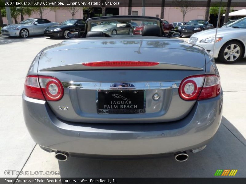 Lunar Grey Metallic / Charcoal 2007 Jaguar XK XK8 Convertible