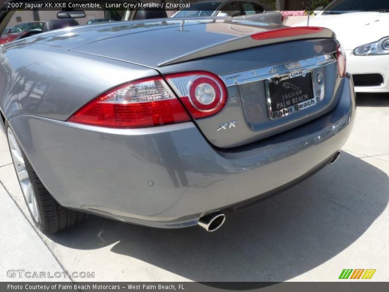 Lunar Grey Metallic / Charcoal 2007 Jaguar XK XK8 Convertible