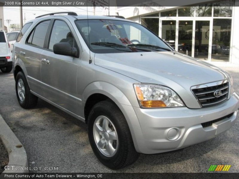Bright Silver / Gray 2008 Kia Sorento LX 4x4