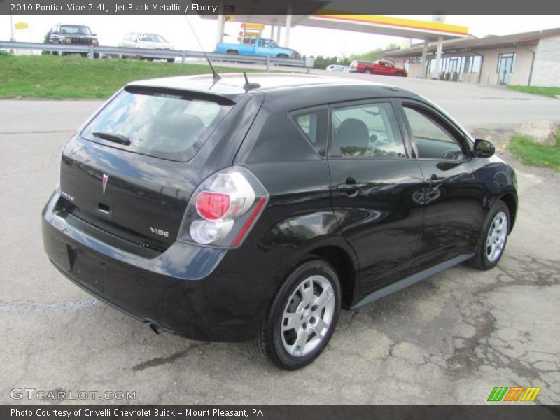 Jet Black Metallic / Ebony 2010 Pontiac Vibe 2.4L