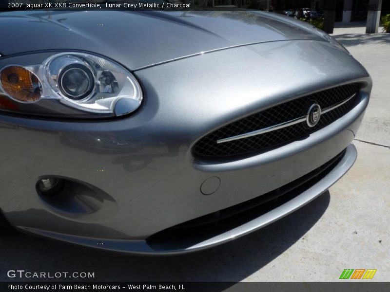 Lunar Grey Metallic / Charcoal 2007 Jaguar XK XK8 Convertible