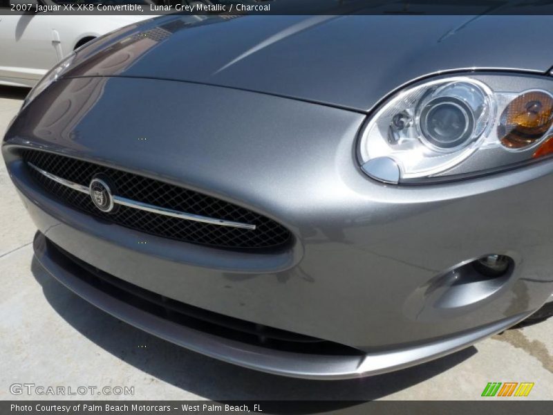 Lunar Grey Metallic / Charcoal 2007 Jaguar XK XK8 Convertible