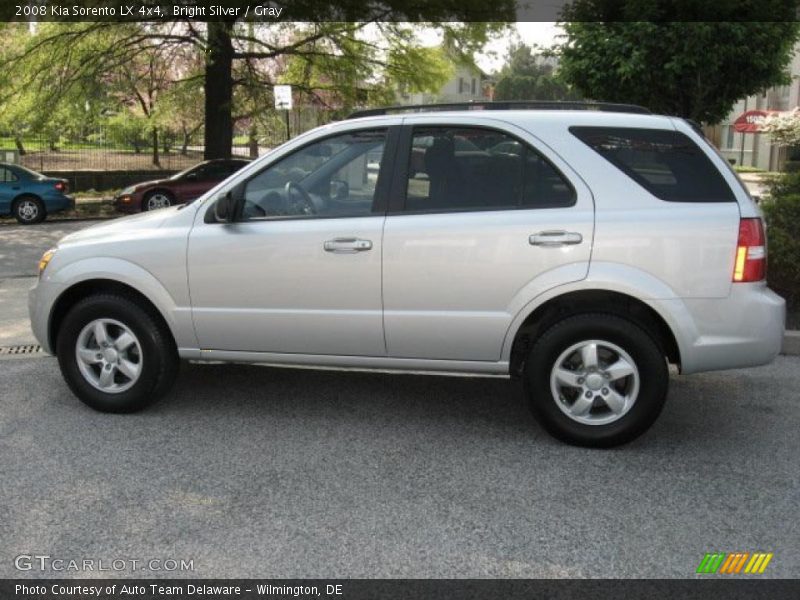 Bright Silver / Gray 2008 Kia Sorento LX 4x4