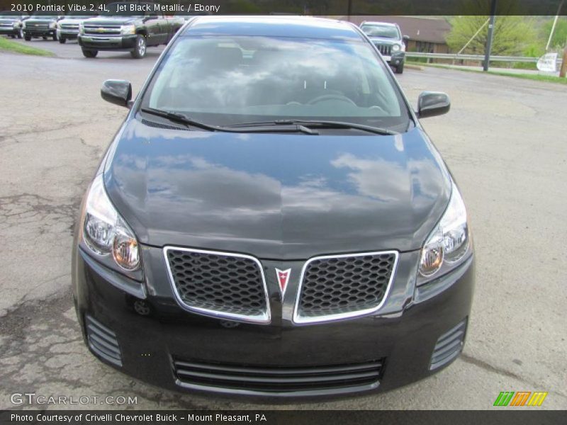 Jet Black Metallic / Ebony 2010 Pontiac Vibe 2.4L