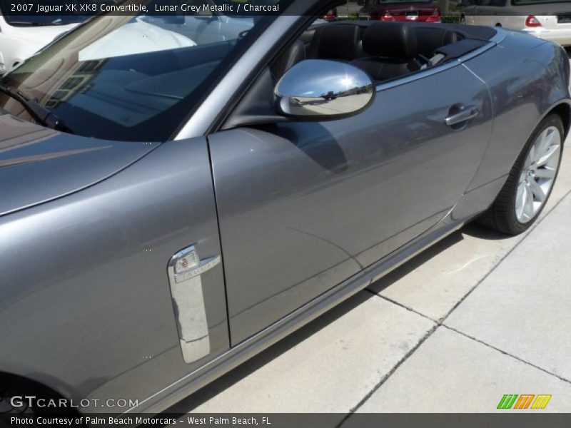 Lunar Grey Metallic / Charcoal 2007 Jaguar XK XK8 Convertible