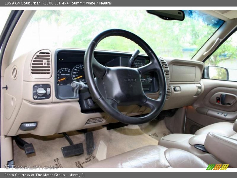 Summit White / Neutral 1999 GMC Suburban K2500 SLT 4x4