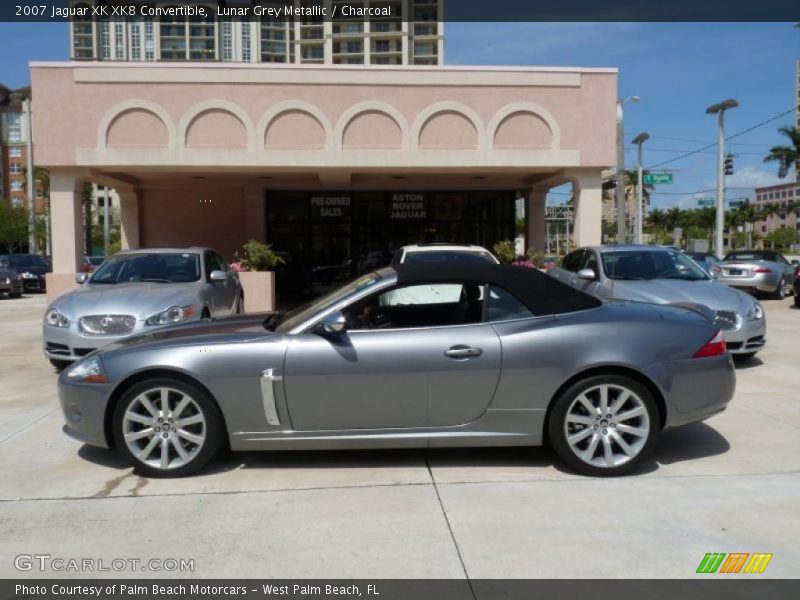 Lunar Grey Metallic / Charcoal 2007 Jaguar XK XK8 Convertible