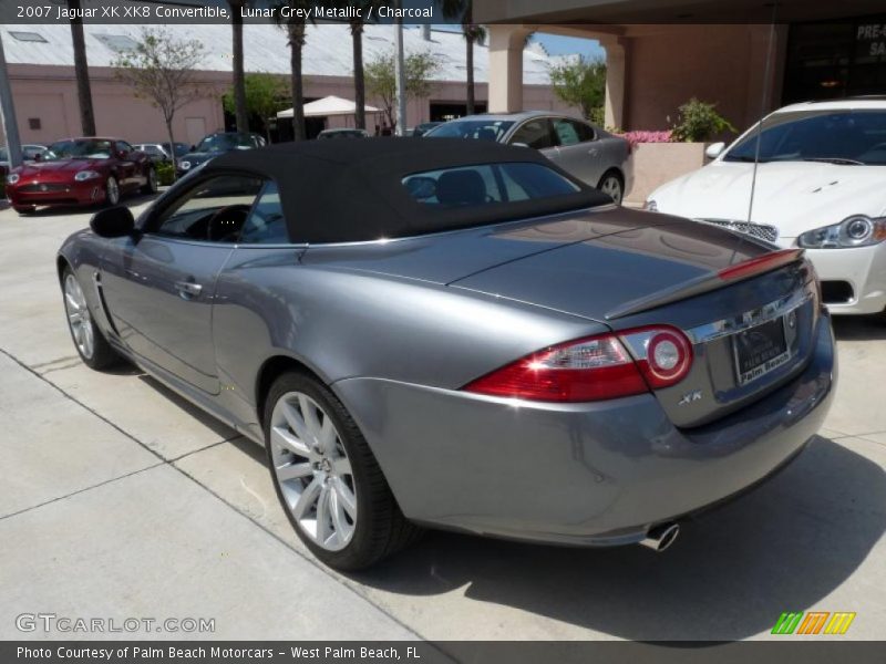 Lunar Grey Metallic / Charcoal 2007 Jaguar XK XK8 Convertible