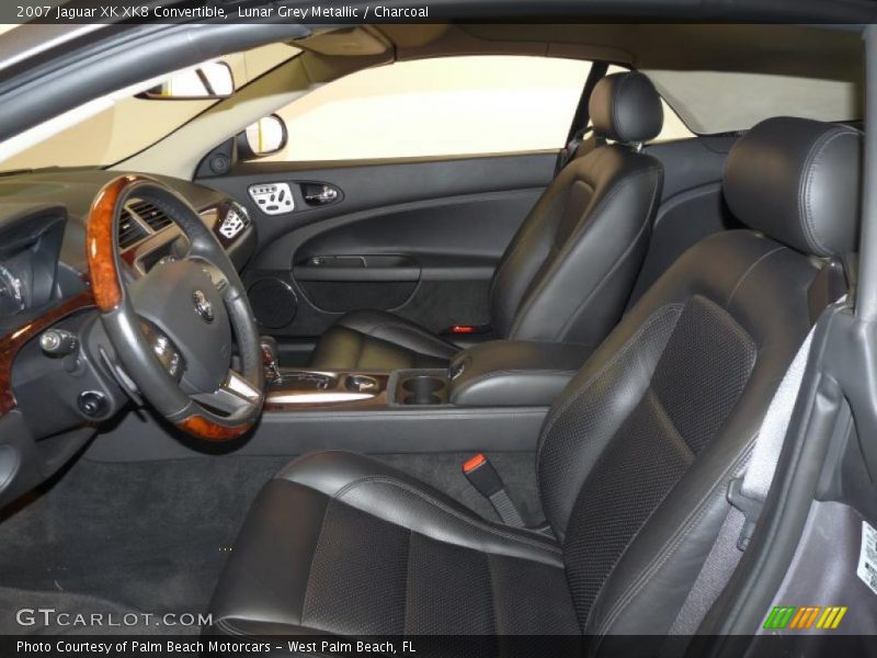 Lunar Grey Metallic / Charcoal 2007 Jaguar XK XK8 Convertible
