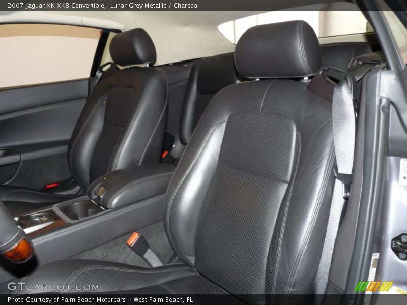 Lunar Grey Metallic / Charcoal 2007 Jaguar XK XK8 Convertible