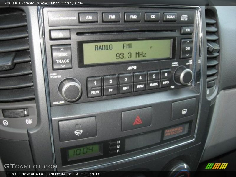 Bright Silver / Gray 2008 Kia Sorento LX 4x4