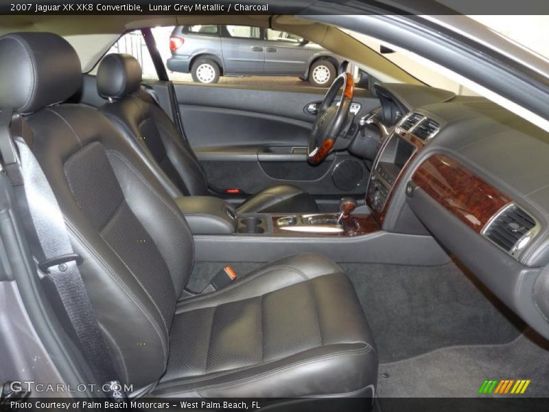 Lunar Grey Metallic / Charcoal 2007 Jaguar XK XK8 Convertible