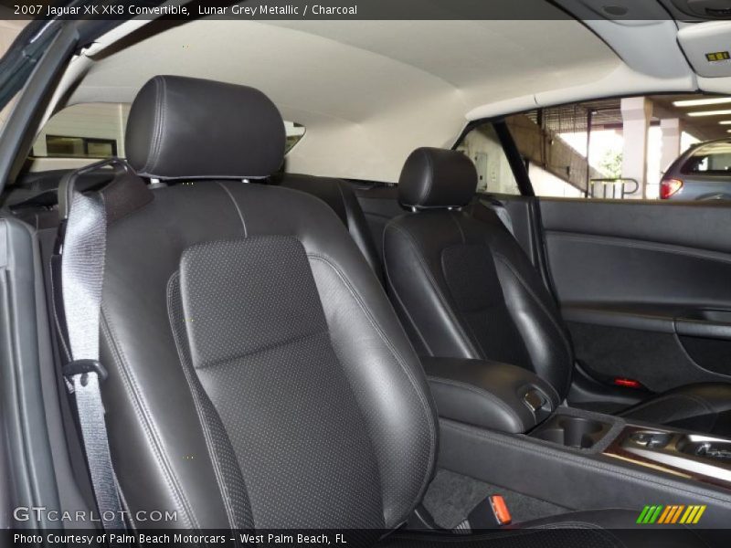 Lunar Grey Metallic / Charcoal 2007 Jaguar XK XK8 Convertible